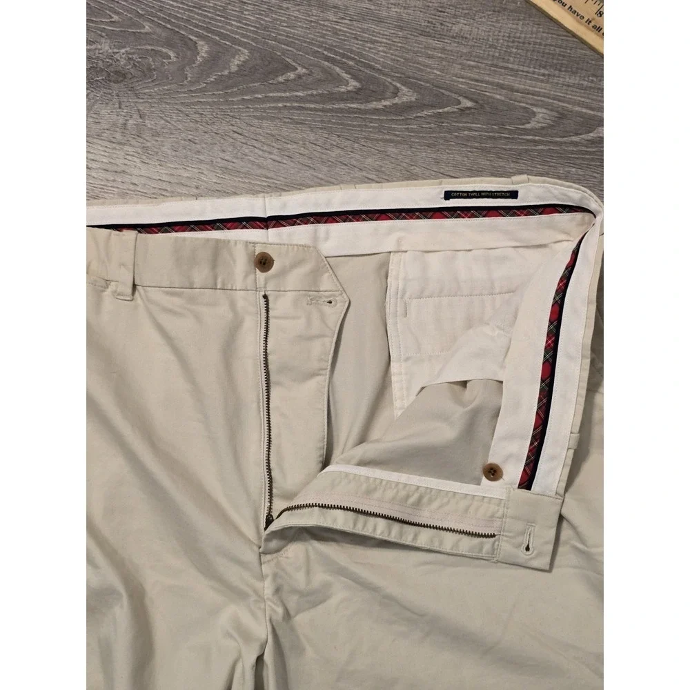 Polo Golf Ralph Lauren Men's Beige Shorts Size 42 Cotton Twill with Stretch Logo